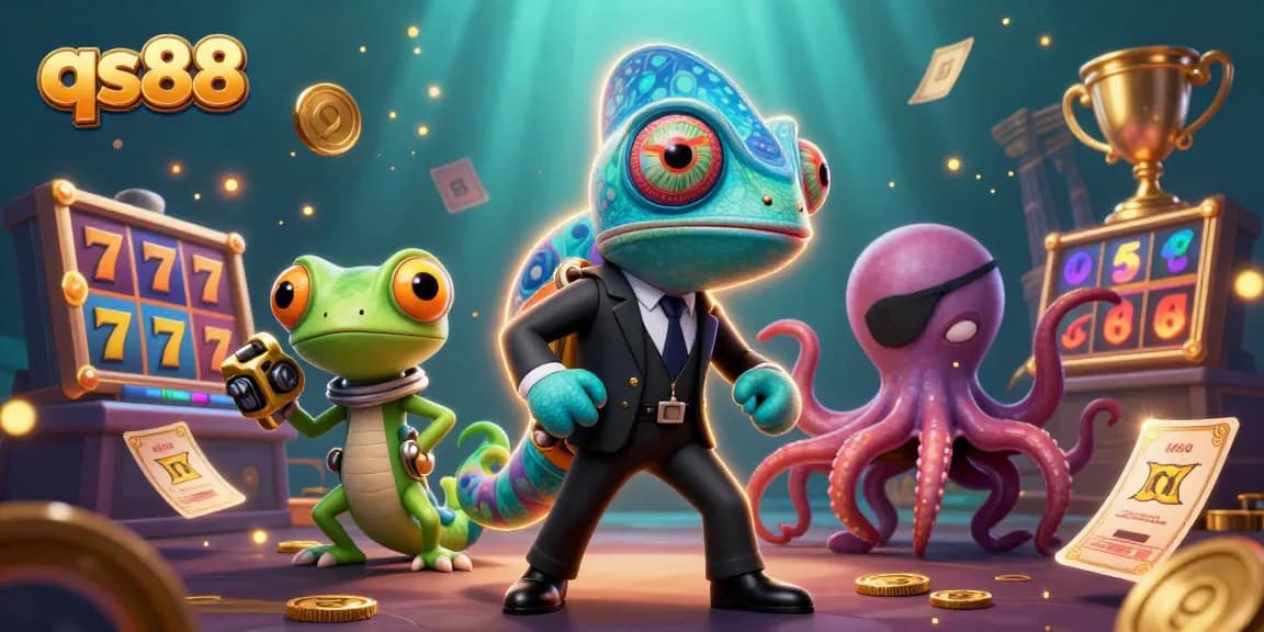 Play exciting slots at qs88 featuring colorful characters and vibrant gaming elements.