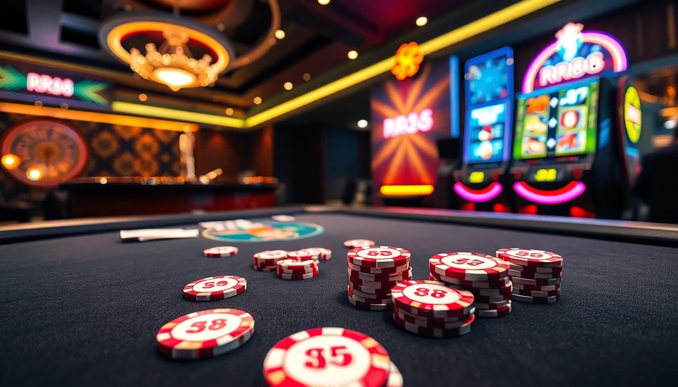Experience the thrill of RR88 with vibrant casino action, including poker, roulette, and more.