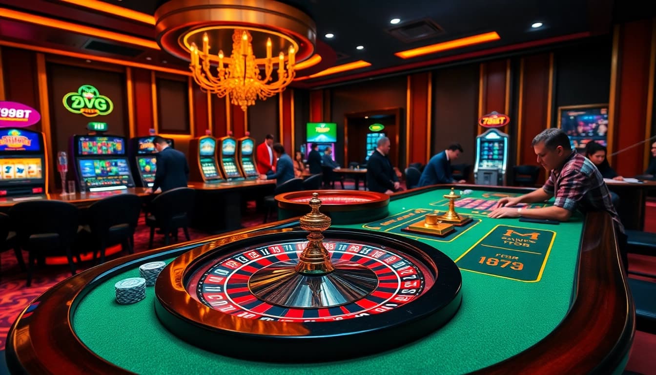 Enjoying thrilling gameplay at 789bet casino with vibrant tables and exciting bets.