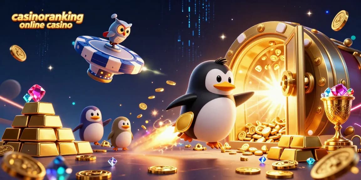 Experience thrilling gameplay at casinoranking online casino with a dynamic casino-themed illustration.