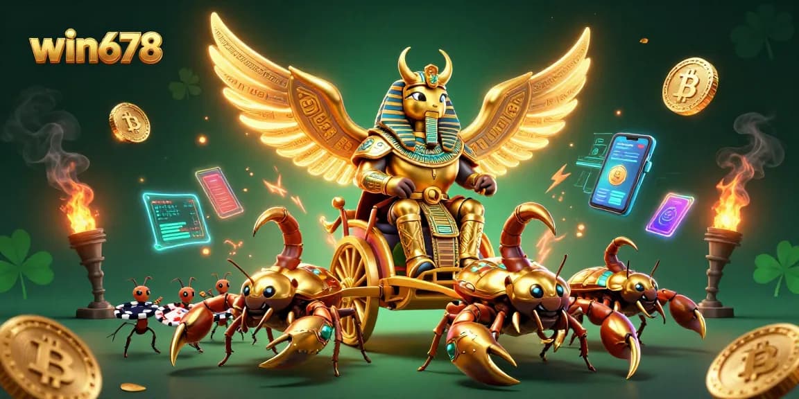 Experience the thrilling scene with win678 as heroes battle in a dazzling casino fantasy.