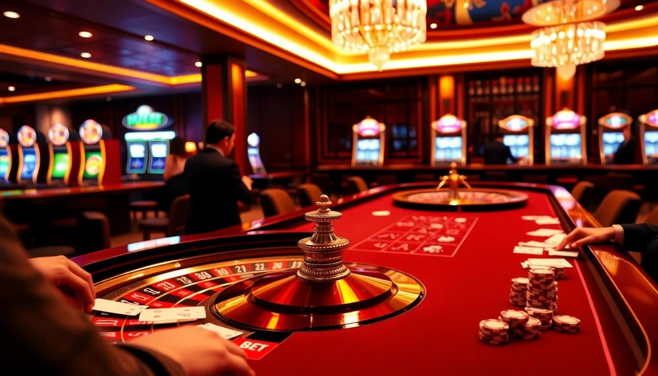 Experience an exciting casino ambiance featuring roulette, cards, and poker chips at https://km88.study/ for thrilling gaming.