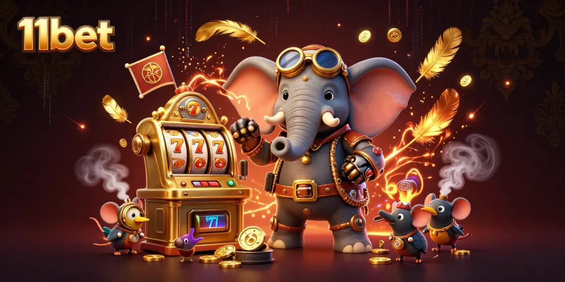 Win big at 11bet with immersive slots featuring steampunk elements and rich visual details.