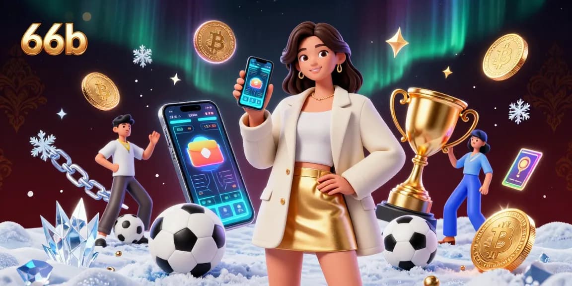 Engage with exciting betting on 66b as an Asian woman showcases a vibrant sports app.