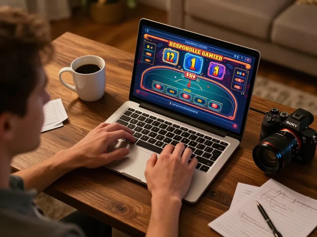 Engaging in online casino gaming at home, highlighting dagago's live dealer experience