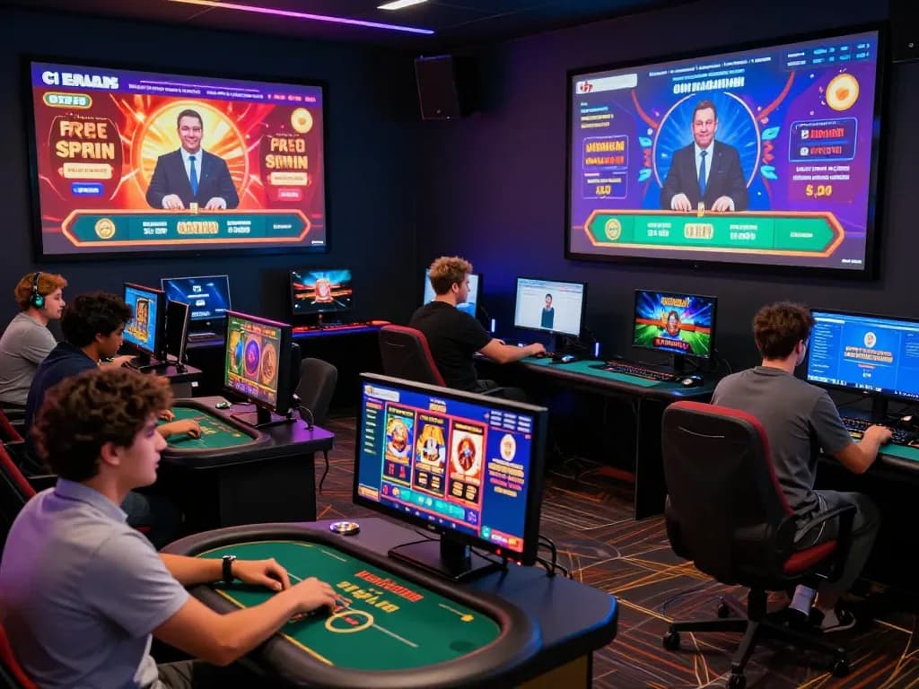 Players experiencing excitement at luck8 online casino with vibrant games and bonuses.