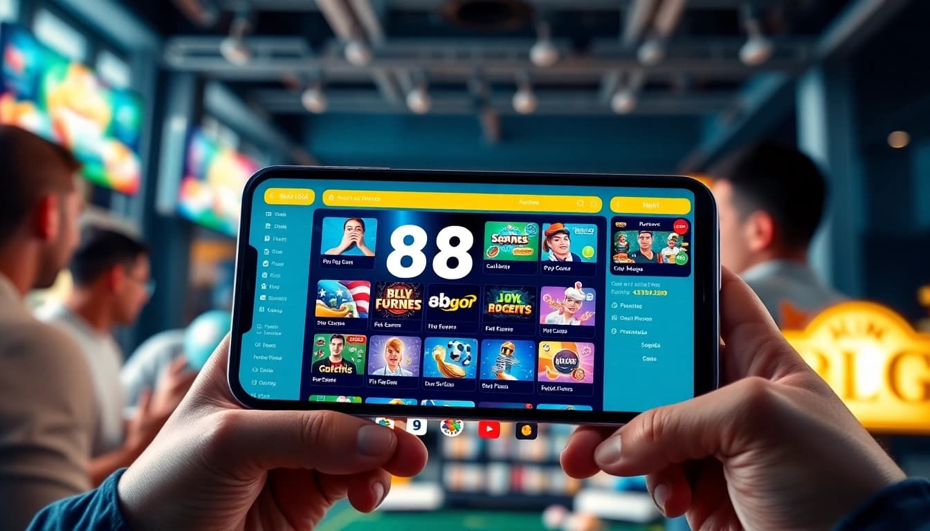 Engaging visual representation of the online betting platform link vào 88GO showcasing various game features and user interactions.