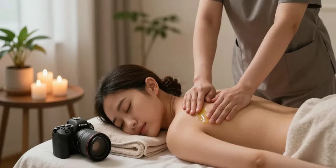 Experience 신림동출장안마 in a serene home massage setting with a professional therapist.