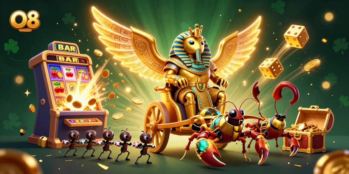 Experience exhilarating wins with O8's vibrant casino world featuring dynamic games and exciting elements.