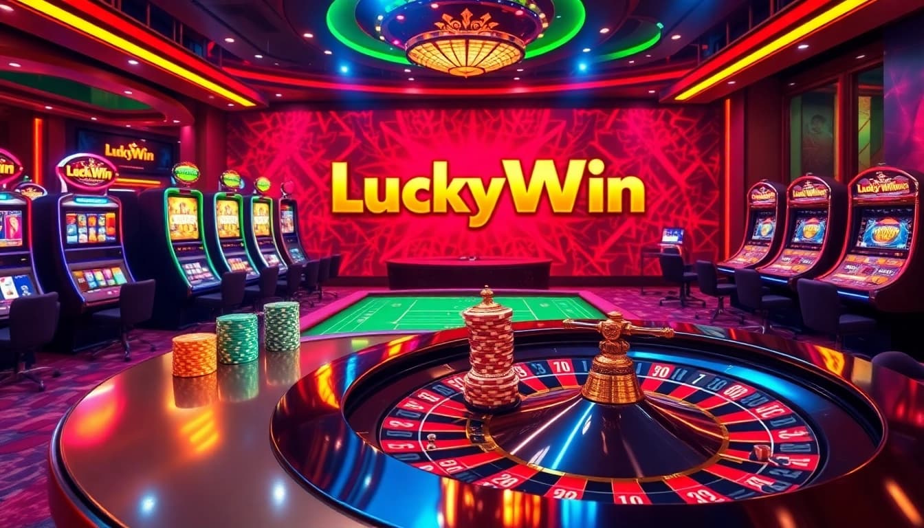 Experience the thrill of winning with LuckyWin in this dynamic online casino atmosphere.