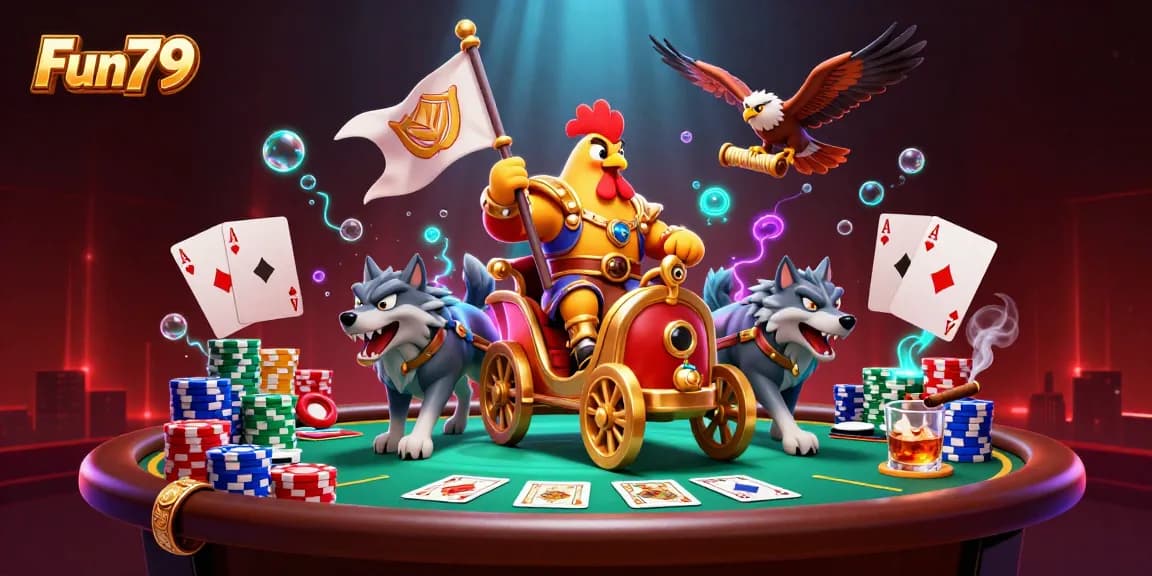 Engage in thrilling games at Fun79 with vibrant poker dynamics and spectacular casino elements.