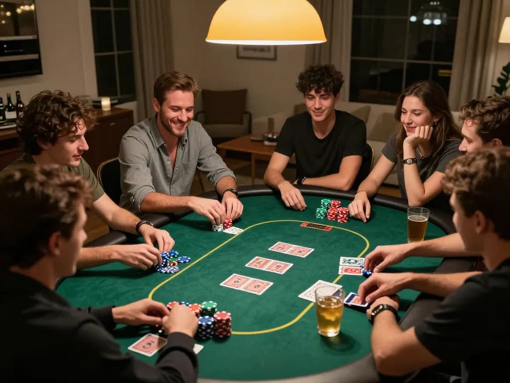 Play poker with friends at home while enjoying a game night at 88club