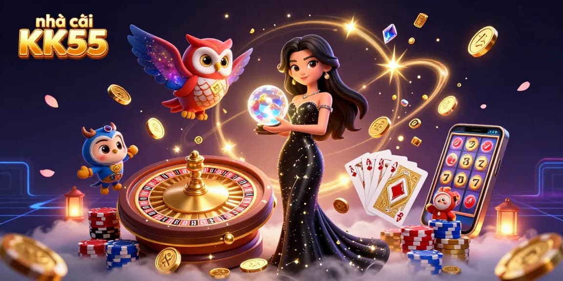 Engage with nhà cái KK55 for a thrilling casino experience with stunning 3D visual elements and rich game themes.