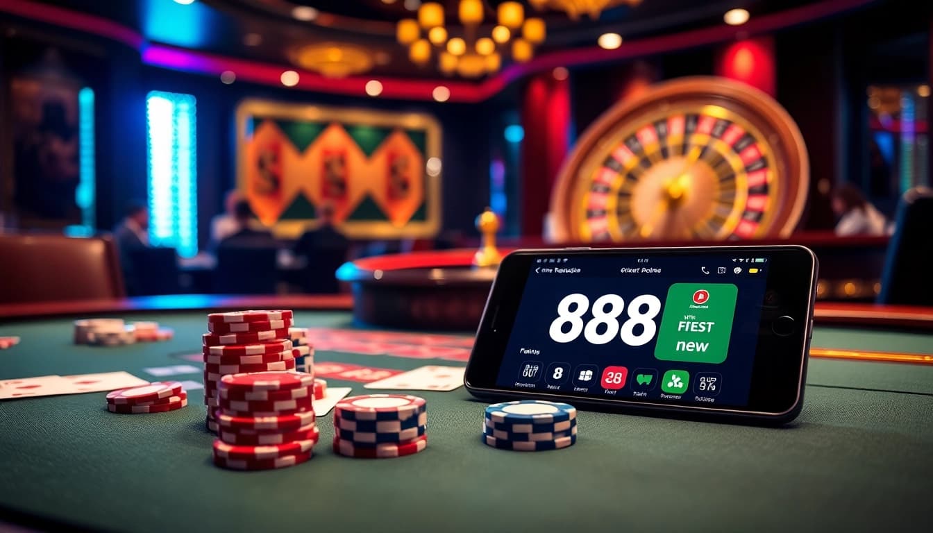 Experience excitement at 888new casino with high-stakes poker and vibrant slots.