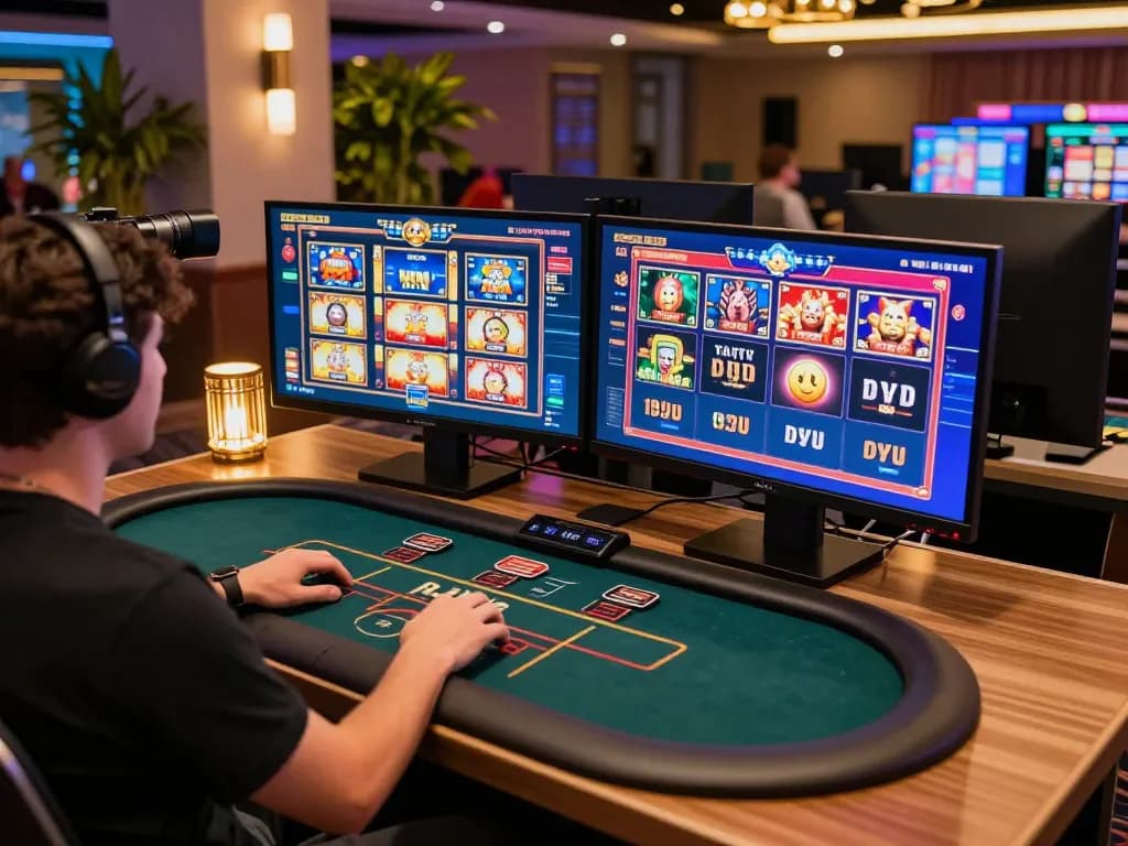Engaging with kubet79's online slots and poker games in a modern gaming setup