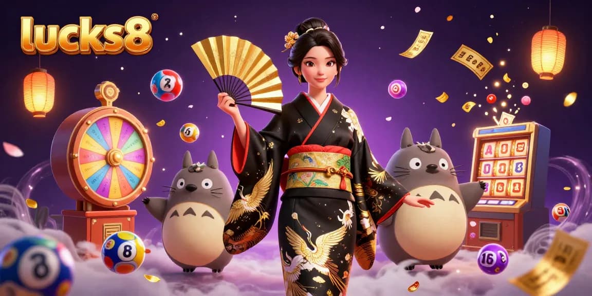 Play exciting games at lucks8 with colorful lottery elements and captivating characters.