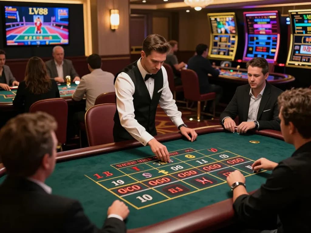 Experience LV88 live dealer gameplay with professional dealers and engaging atmosphere.