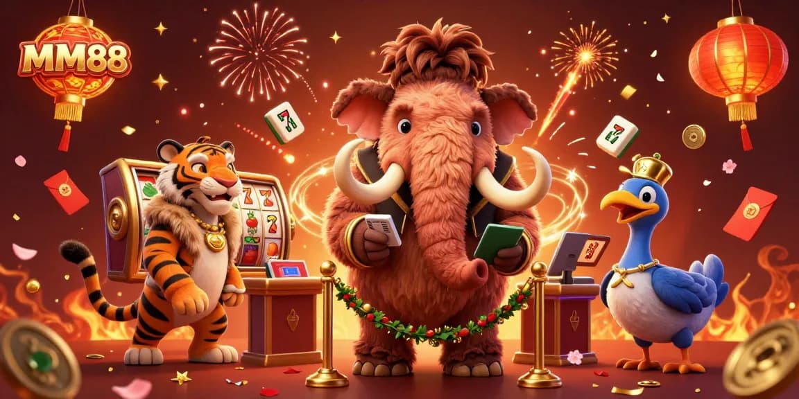 Join the MM88 casino adventure with vibrant characters and dynamic gaming elements!