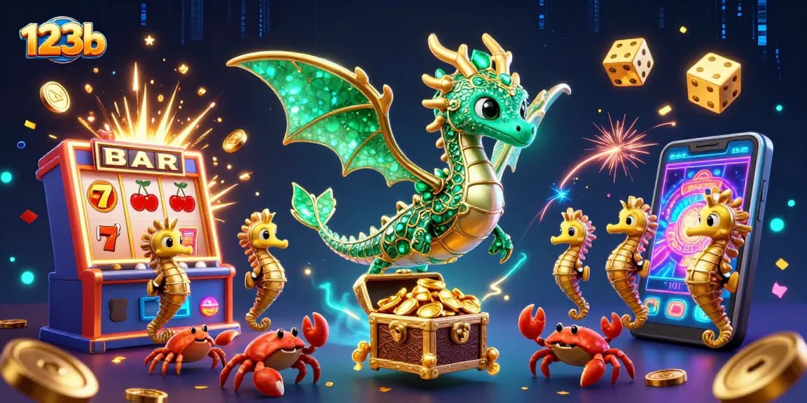 Engage with exciting 123b casino games featuring a vibrant jackpot scene and lively characters.