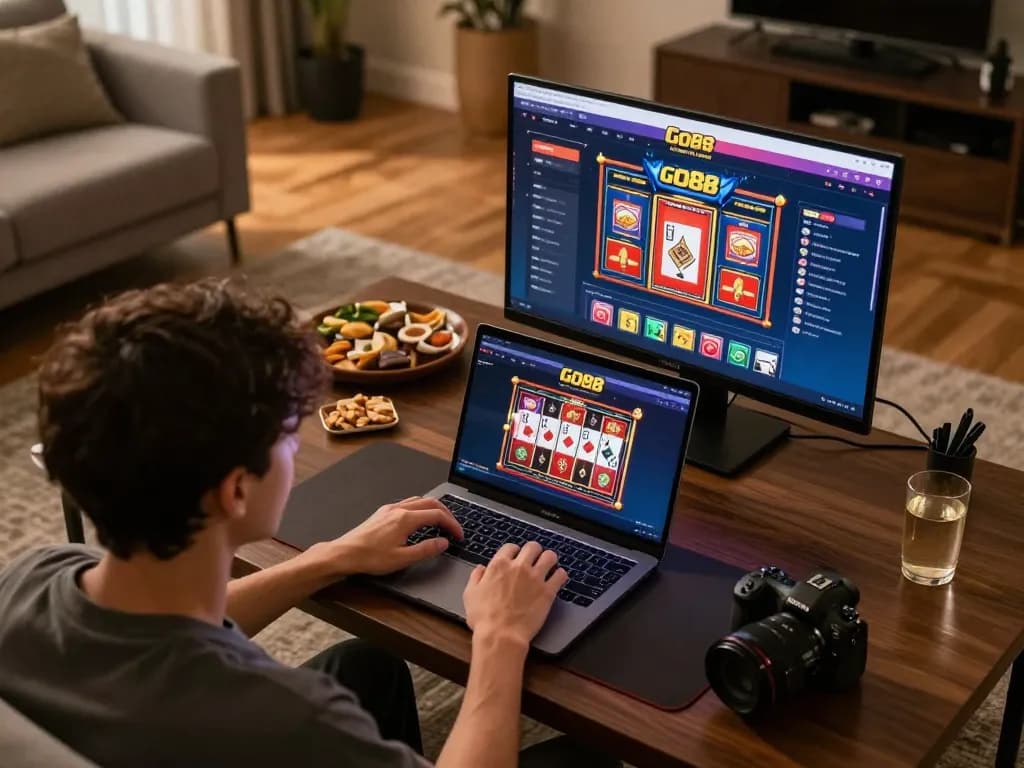 Players engaged at Go88 online casino, creating a cozy atmosphere for strategic gameplay.