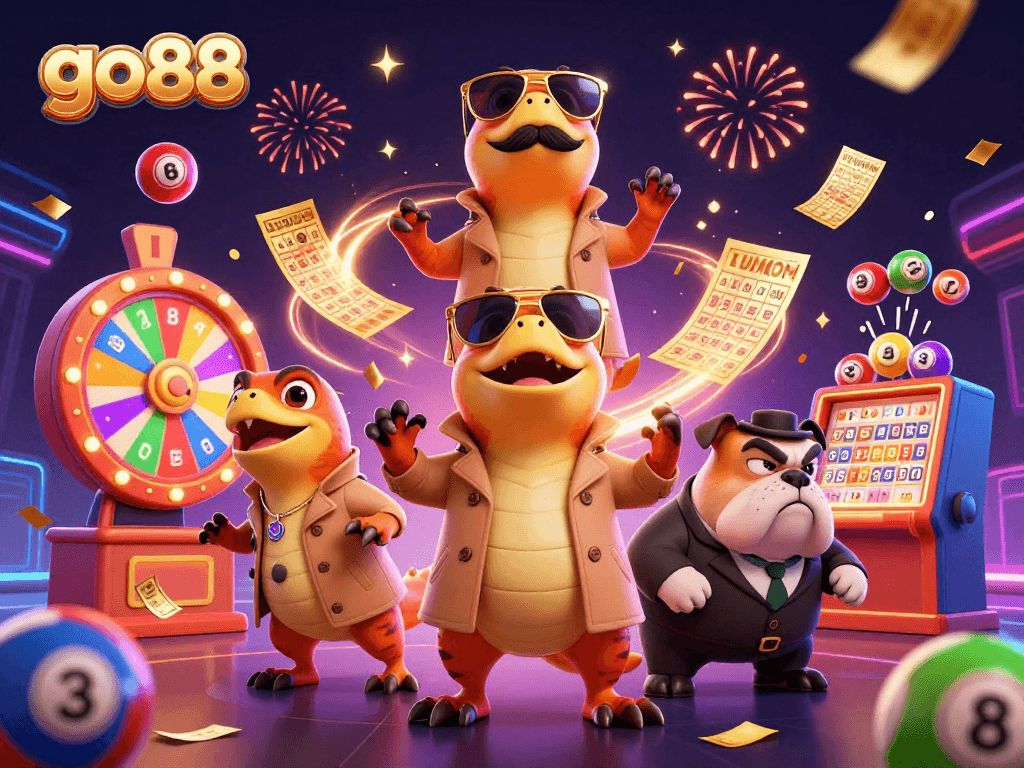 Experience the excitement of go88 with raptors in disguise at a VIP casino lounge.