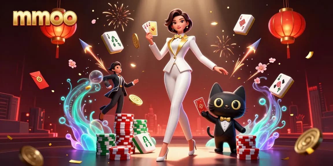 Shuffling cards in style at mmoo's vibrant online casino experience filled with excitement.