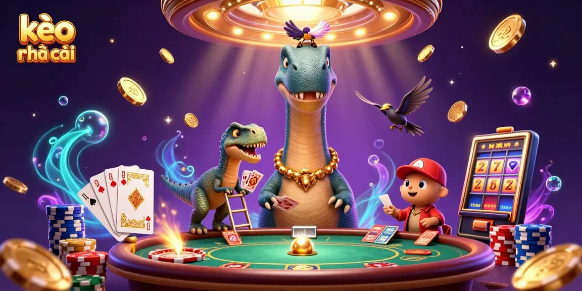 Place bets and experience the excitement at kèo nhà cái with vibrant casino elements all around.