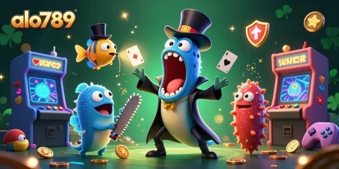 Engage in thrilling games at alo789, showcasing vibrant characters and dynamic casino elements.