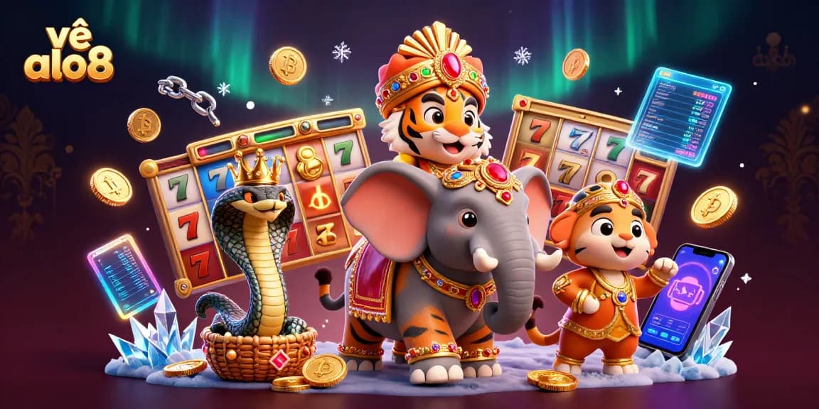 Experience thrilling jackpots and elite gaming at về alo8 with detailed casino elements alive in 3D.