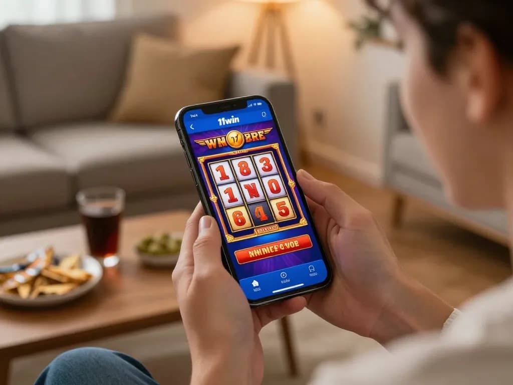 Player wins big on 11win mobile app during an exciting slot game session