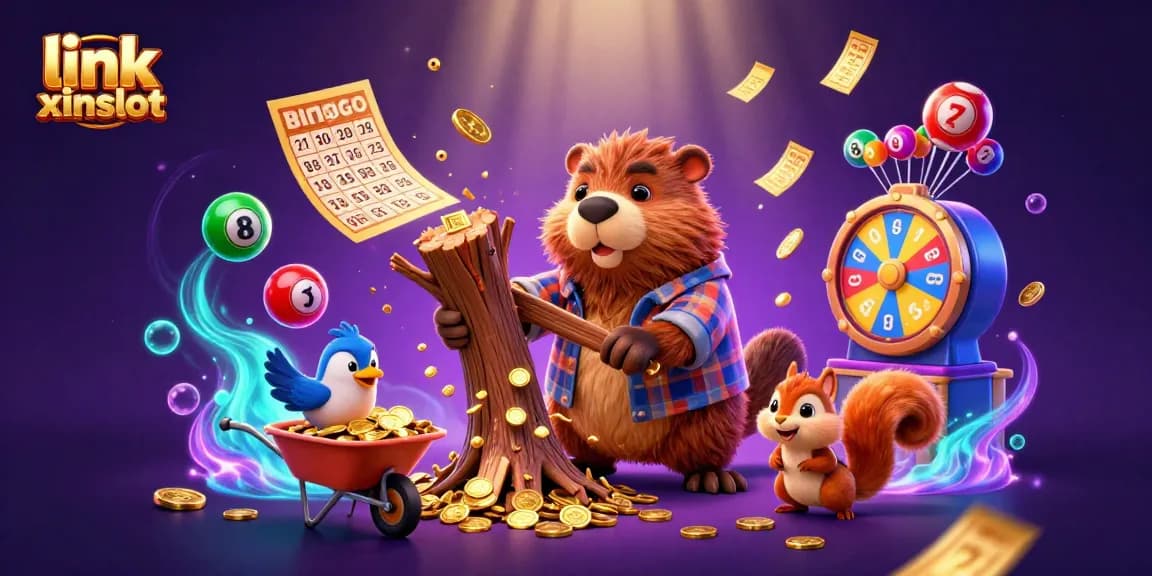 Spin the reels with link xinslot featuring vibrant characters and dynamic casino elements.