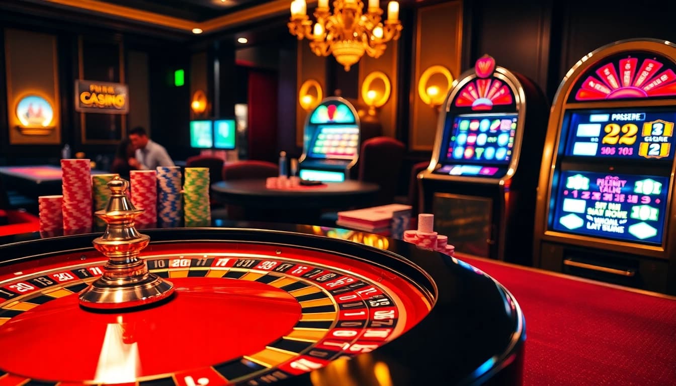Spin to win at https://gg88.gold/ with vibrant casino action showcasing roulette, poker chips, and slots.