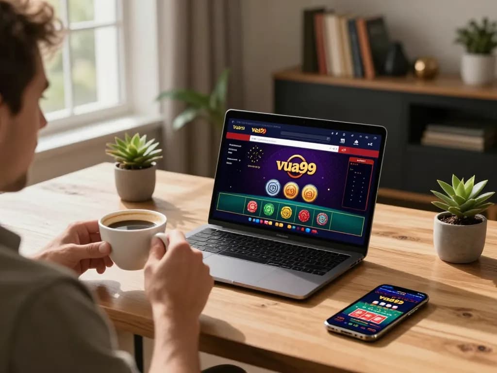 Engaging online gaming session on vua99 casino site with strategic betting insights.