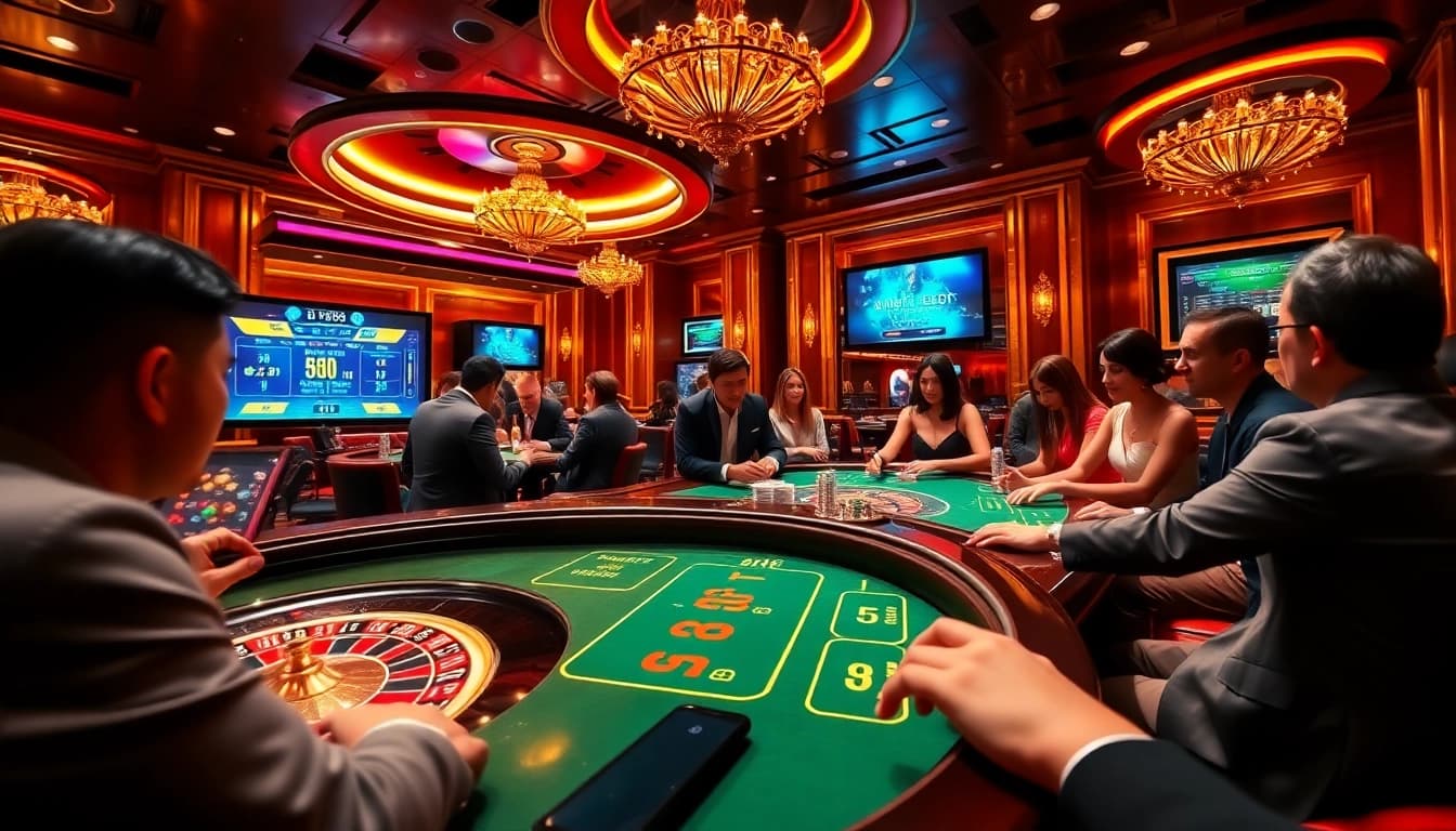 Experience the thrill of gambling with haywin at an exciting casino event, showcasing vibrant gaming action.