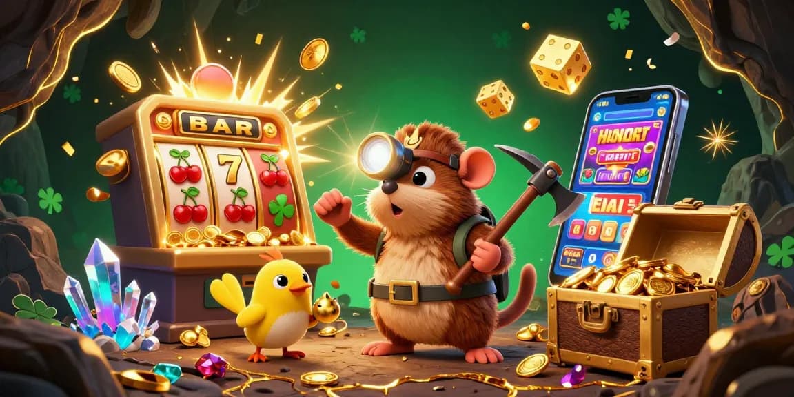 Engage in thrilling jackpots at lu88 with vibrant treasures and dynamic casino graphics.