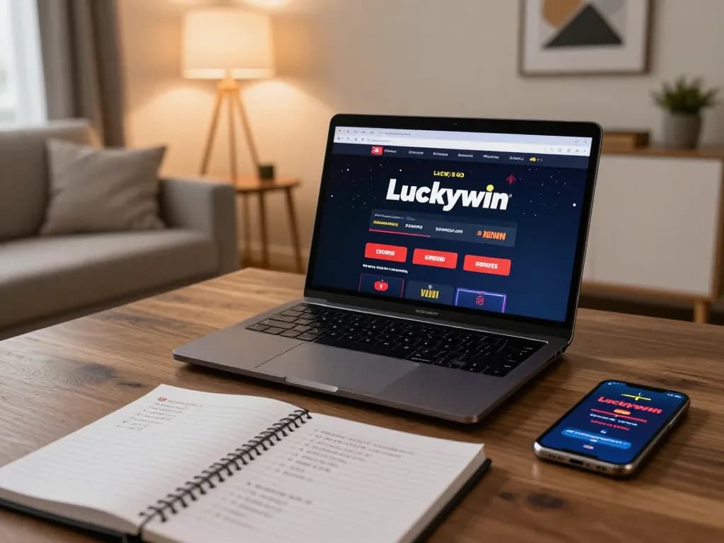 Engaged player on luckywin trang chủ using online casino for gaming from home