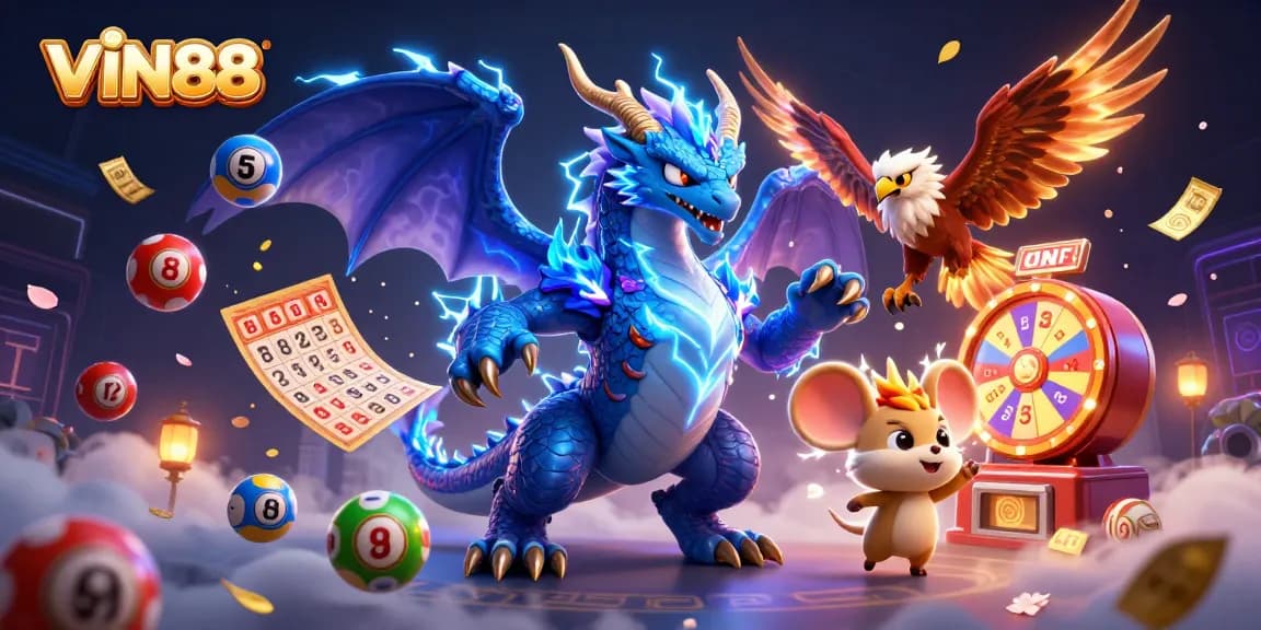 Experience the thrill of VIN88 with vibrant games, dazzling prizes, and dynamic casino elements