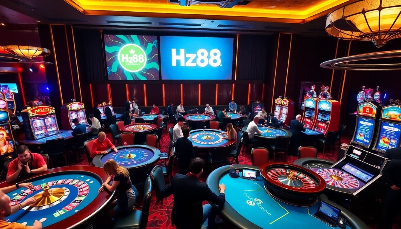 Experience thrilling gameplay at Hz88 with exciting casino games and vibrant atmosphere.