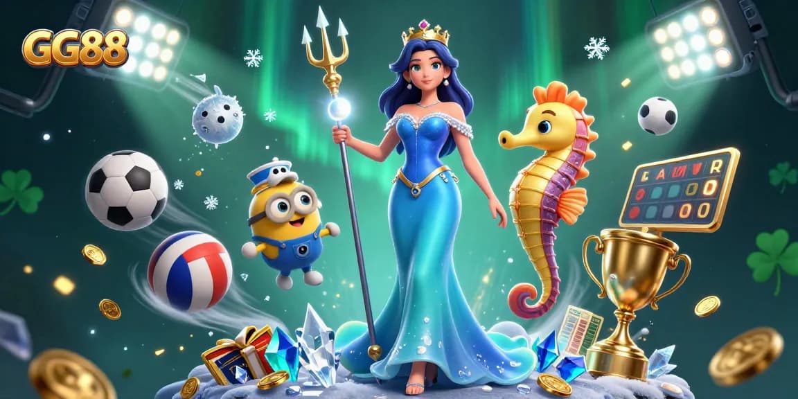Win big at GG88 with dynamic gaming and vibrant casino elements highlighted in a thrilling underwater scene.