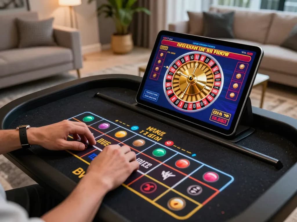The excitement of online gaming on https://tr88.golf/ as bets are placed during a digital roulette game.