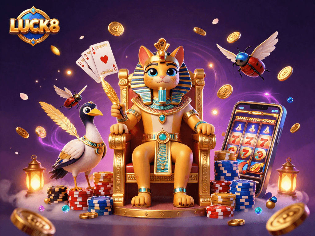LUCK8 thả những đồng vàng và đá quý, mang lại cơ hội thắng lớn cho người chơi.