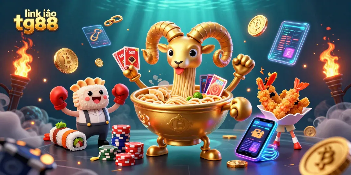 Engage with exciting games at link vào tg88, featuring vibrant characters and crypto-themed elements.