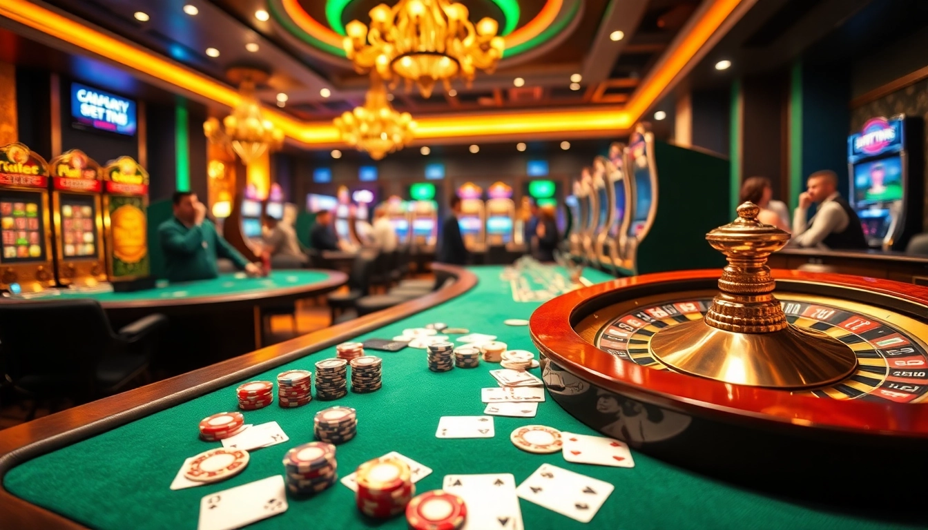 Experience online gambling excitement at https://kp88.space/ with vibrant casino tables and players.
