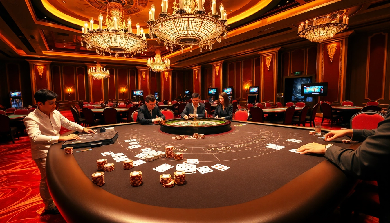 Engage in thrilling gameplay at tk88 casino with action-packed poker and blackjack tables.