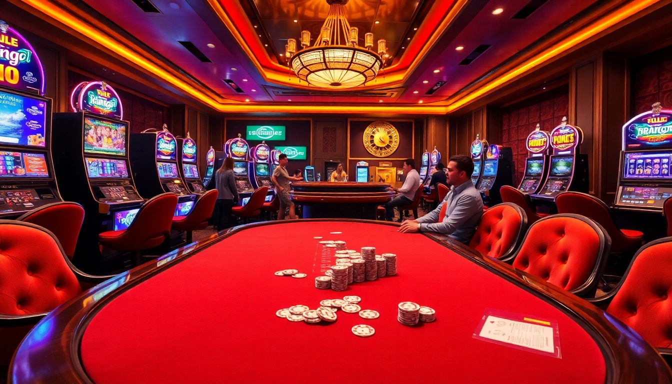 Experience the excitement at SUNCITY88 with players engaged in thrilling casino games.