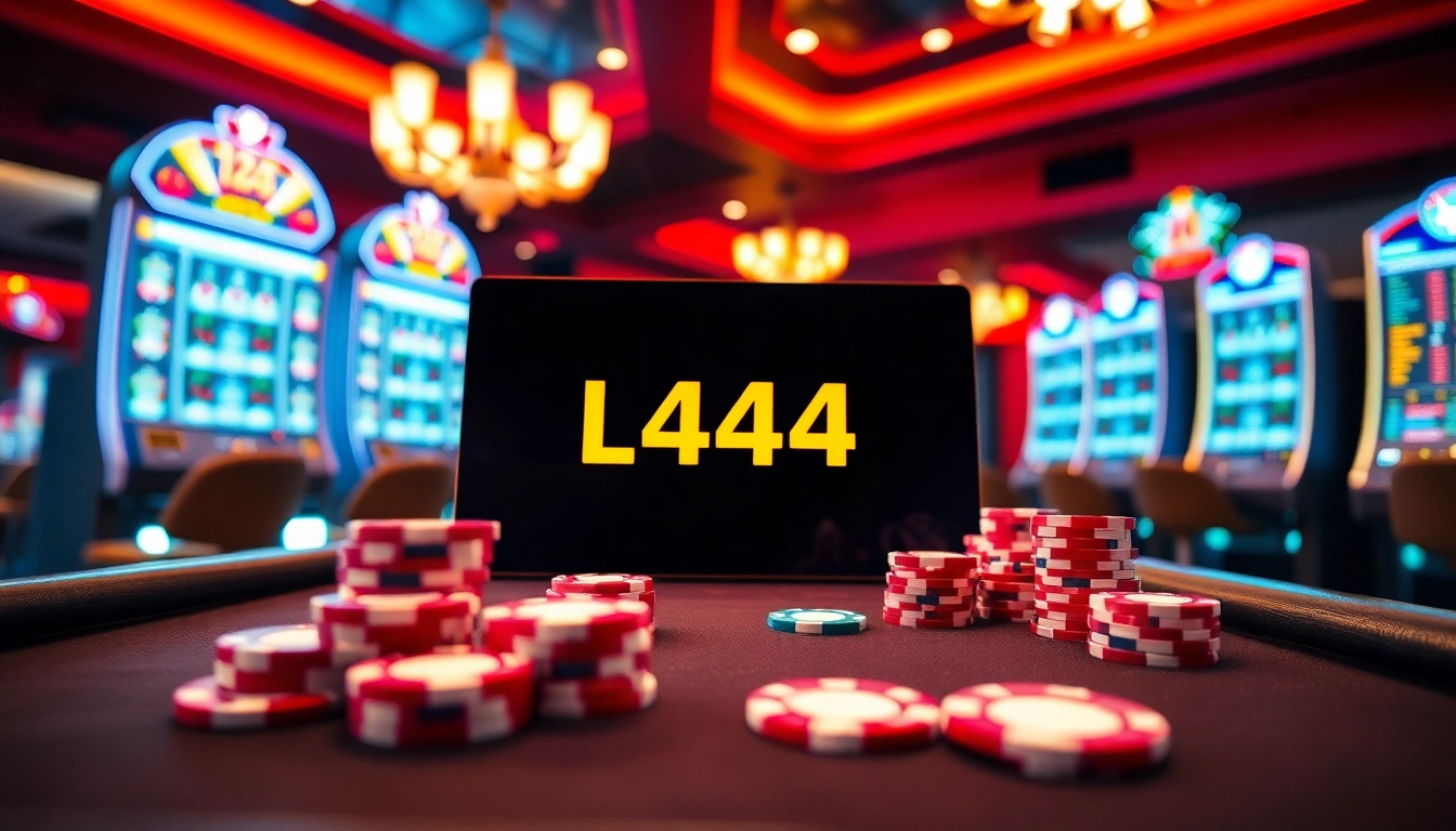 Join the excitement of l444 with vibrant casino elements and live betting action.