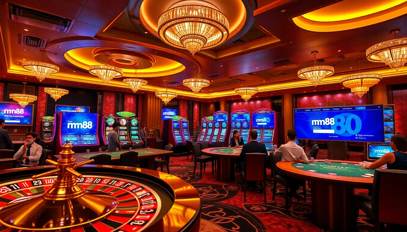 Experience the thrill of mm88 đăng nhập with vibrant casino tables and engaging online gameplay.