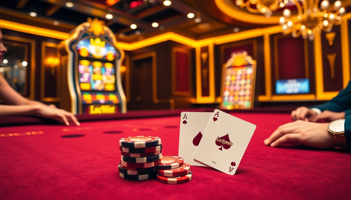 Experience thrilling games at Luckywin casino with engaging players and exciting action.