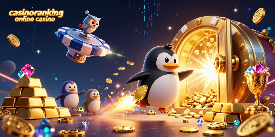 Experience thrilling gameplay at casinoranking online casino with a dynamic casino-themed illustration.