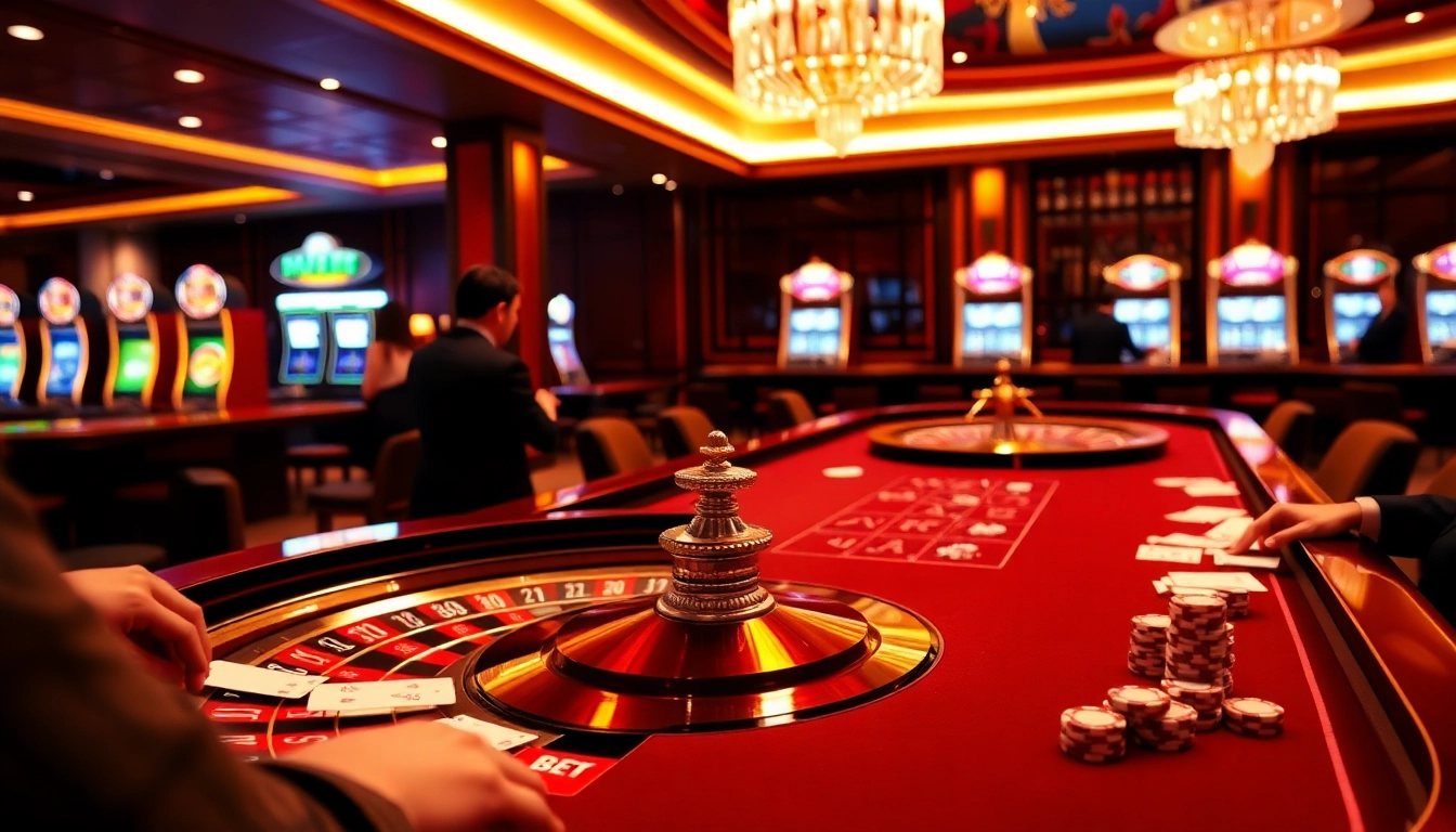 Experience an exciting casino ambiance featuring roulette, cards, and poker chips at https://km88.study/ for thrilling gaming.